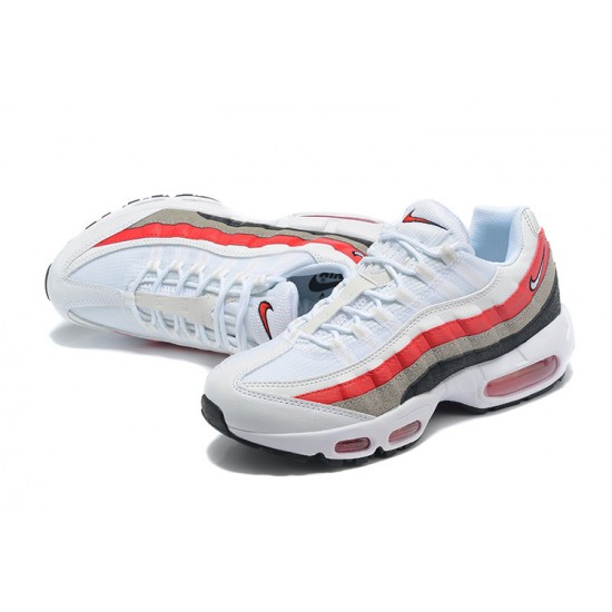 Mens Nike Air Max 95 TT White Red Sneakers DQ3430-001