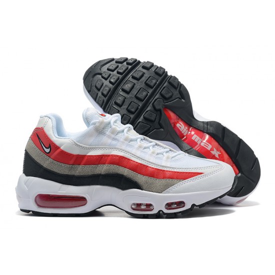 Mens Nike Air Max 95 TT White Red Sneakers DQ3430-001