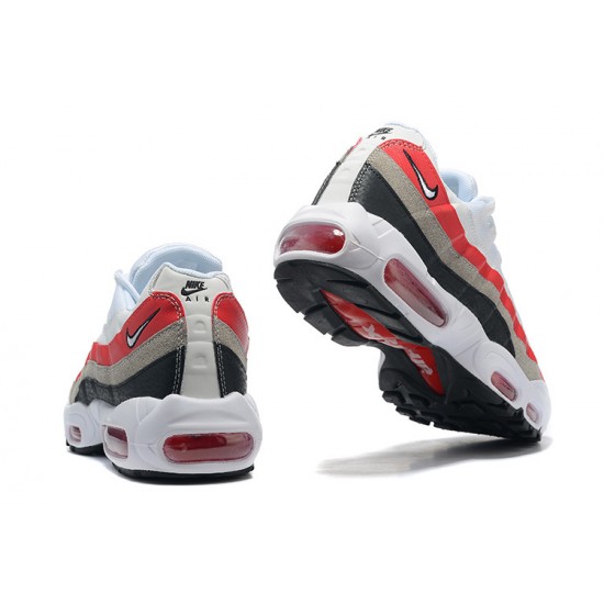 Mens Nike Air Max 95 TT White Red Sneakers DQ3430-001