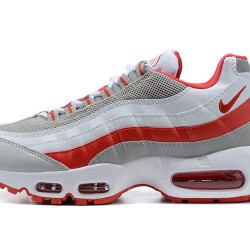 Mens Nike Air Max 95 TT White Red and Grey Sneakers