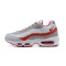 Mens Nike Air Max 95 TT White Red and Grey Sneakers