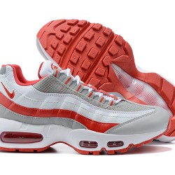 Mens Nike Air Max 95 TT White Red and Grey Sneakers