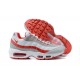 Mens Nike Air Max 95 TT White Red and Grey Sneakers