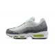 Mens Nike Air Max 95 TT White and Grey Sneakers