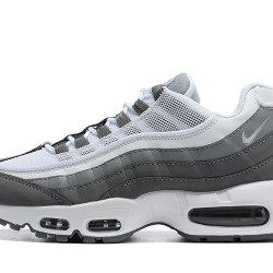 Mens Nike Air Max 95 TT White and Grey Sneakers