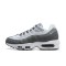 Mens Nike Air Max 95 TT White and Grey Sneakers