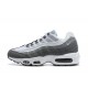 Mens Nike Air Max 95 TT White and Grey Sneakers