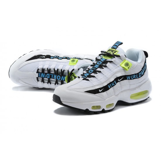 Mens Nike Air Max 95 TT Worldwide Pack White Black Sneakers CT0248-100