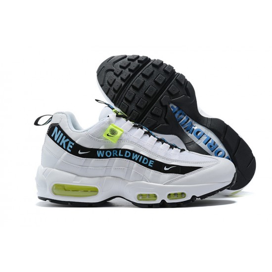 Mens Nike Air Max 95 TT Worldwide Pack White Black Sneakers CT0248-100