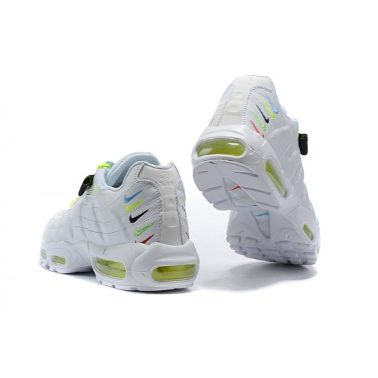 Womens/Mens Nike Air Max 95 TT Worldwide White Yellow Sneakers CV9030-100