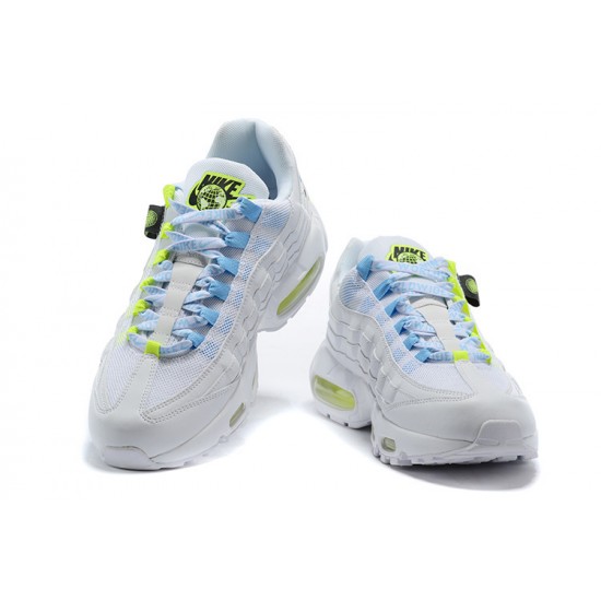 Womens/Mens Nike Air Max 95 TT Worldwide White Yellow Sneakers CV9030-100