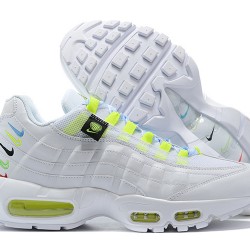 Womens/Mens Nike Air Max 95 TT Worldwide White Yellow Sneakers CV9030-100