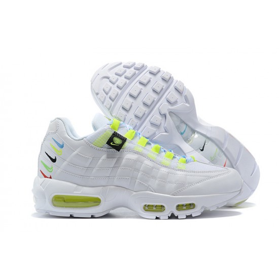 Womens/Mens Nike Air Max 95 TT Worldwide White Yellow Sneakers CV9030-100