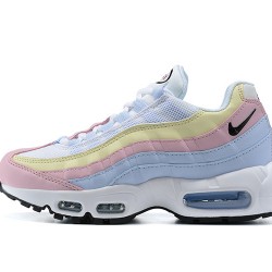 Womens Nike Air Max 95 TT Blue Yellow Pink Sneakers