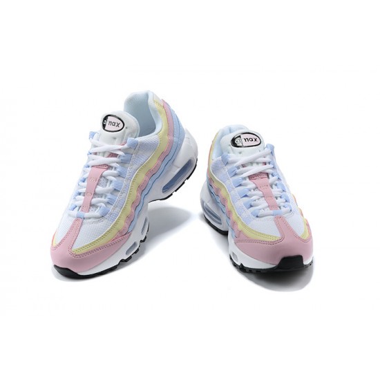 Womens Nike Air Max 95 TT Blue Yellow Pink Sneakers