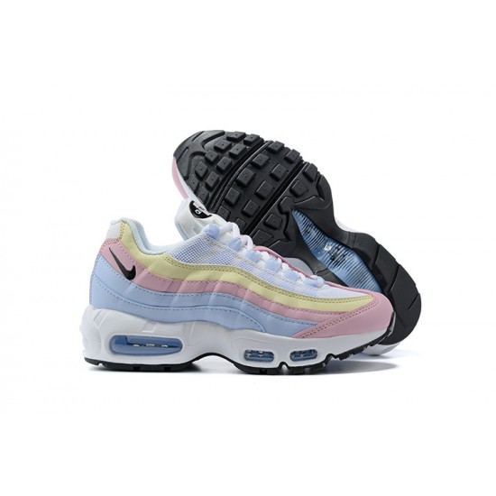 Womens Nike Air Max 95 TT Blue Yellow Pink Sneakers