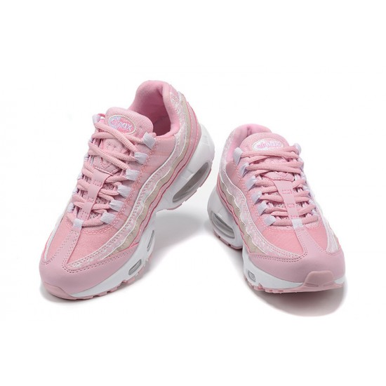 Womens Nike Air Max 95 TT Pink White Sneakers DC9474-500