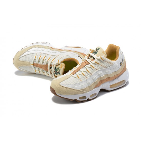 Womens Nike Air Max 95 TT White Brown Sneakers DC3991-100