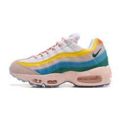 Womens Nike Air Max 95 TT Yellow Pink White Sneakers DQ9323-200