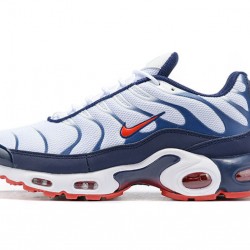 Air Max Plus Tn (M) Shoes  QS White Blue and Red