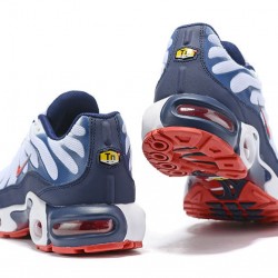 Air Max Plus Tn (M) Shoes  QS White Blue and Red