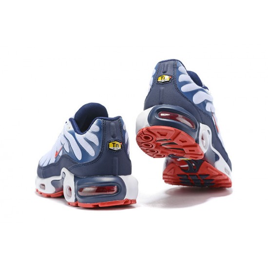 Air Max Plus Tn (M) Shoes  QS White Blue and Red