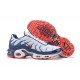 Air Max Plus Tn (M) Shoes  QS White Blue and Red