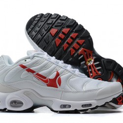 Air Max Plus Tn (M) Shoes  White Red CU3454-100