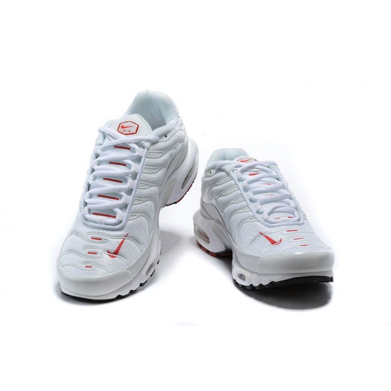 Air Max Plus Tn (M) Shoes  White Red CU3454-100