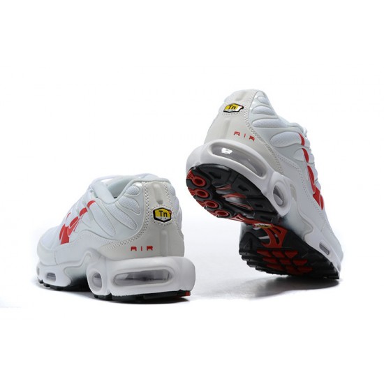 Air Max Plus Tn (M) Shoes  White Red CU3454-100