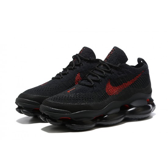 Mens Nike Air Max Scorpion Black and Red Sneakers