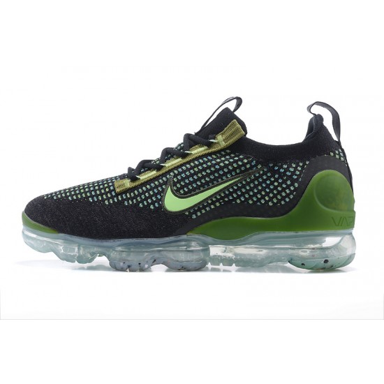 Air VaporMax 2021 Flyknit (W/M) Shoes Black Green DQ7640-001