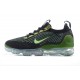 Air VaporMax 2021 Flyknit (W/M) Shoes Black Green DQ7640-001