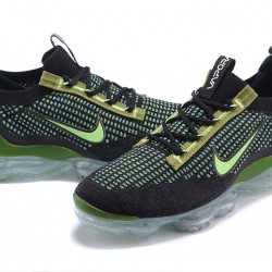 Air VaporMax 2021 Flyknit (W/M) Shoes Black Green DQ7640-001