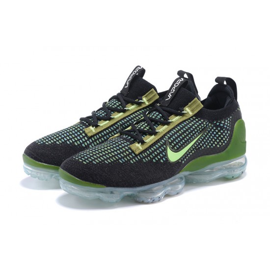 Air VaporMax 2021 Flyknit (W/M) Shoes Black Green DQ7640-001