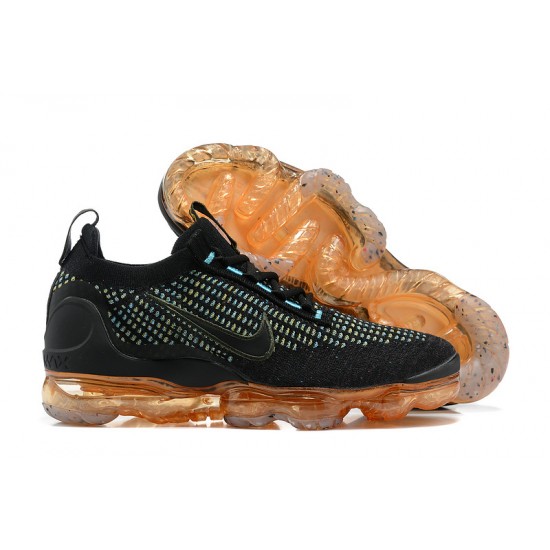 Air VaporMax 2021 Flyknit (W/M) Shoes Black Orange