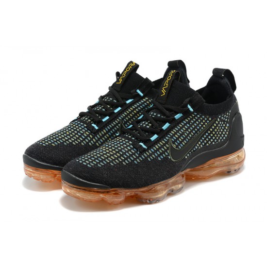 Air VaporMax 2021 Flyknit (W/M) Shoes Black Orange