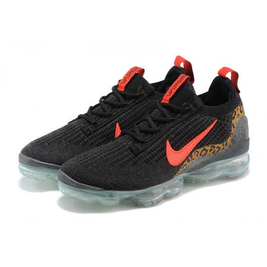 Air VaporMax 2021 Flyknit (W/M) Shoes Black Red