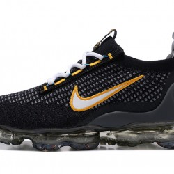 Air VaporMax 2021 Flyknit (W/M) Shoes Black Yellow DH4086-001