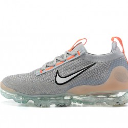 Air VaporMax 2021 Flyknit (W/M) Shoes Grey Orange DH4084-002 