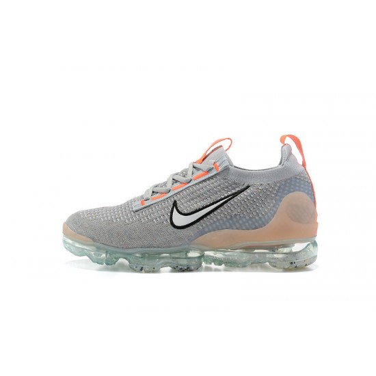 Air VaporMax 2021 Flyknit (W/M) Shoes Grey Orange DH4084-002