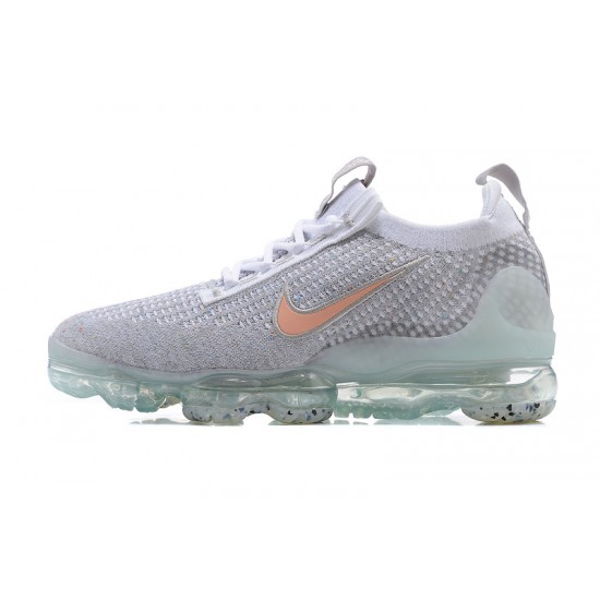 Air VaporMax 2021 Flyknit (W/M) Shoes Grey Orange DH4090-002