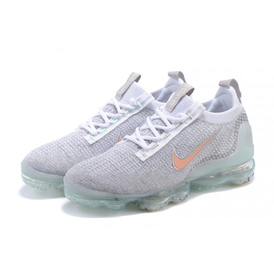 Air VaporMax 2021 Flyknit (W/M) Shoes Grey Orange DH4090-002