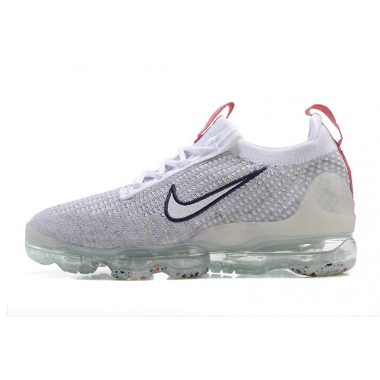 Air VaporMax 2021 Flyknit (W/M) Shoes Grey Red DB1550-003