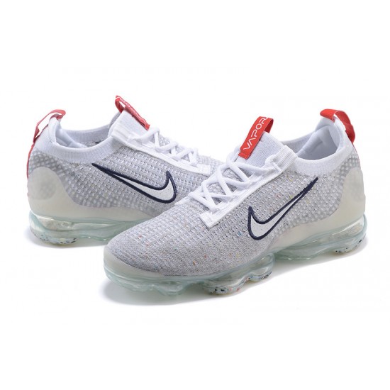 Air VaporMax 2021 Flyknit (W/M) Shoes Grey Red DB1550-003