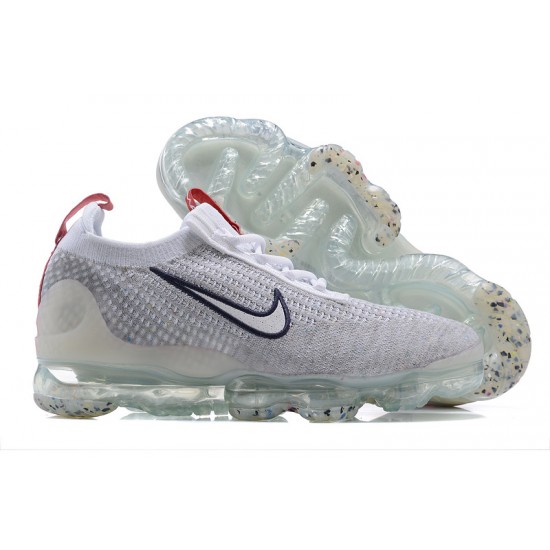 Air VaporMax 2021 Flyknit (W/M) Shoes Grey Red DB1550-003