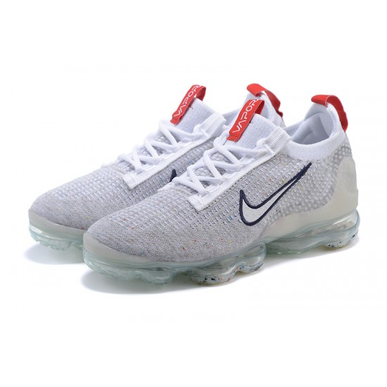 Air VaporMax 2021 Flyknit (W/M) Shoes Grey Red DB1550-003