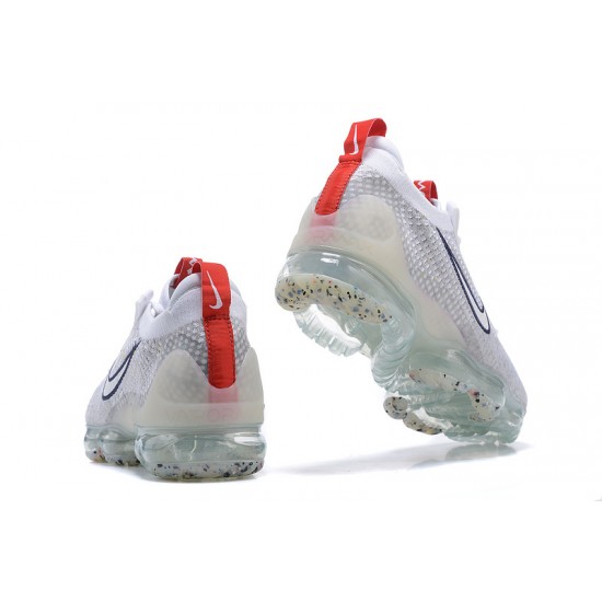 Air VaporMax 2021 Flyknit (W/M) Shoes Grey Red DB1550-003