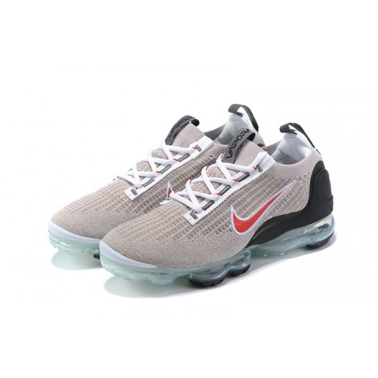 Air VaporMax 2021 Flyknit (W/M) Shoes Grey Red DH4085-003