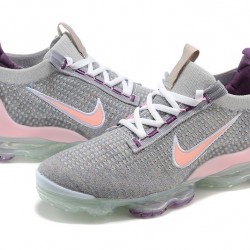 Air VaporMax 2021 Flyknit (W/M) Shoes Grey and Pink